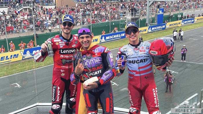 MotoGP Prancis 2024 – Diasapi Martin dan Marc Marquez Sekaligus, Francesco Bagnaia Akui Kalah Kuat