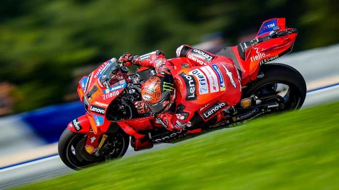 Hasil Sprint Race MotoGP Austria 2024: Bagnaia Juara, Marquez Crash